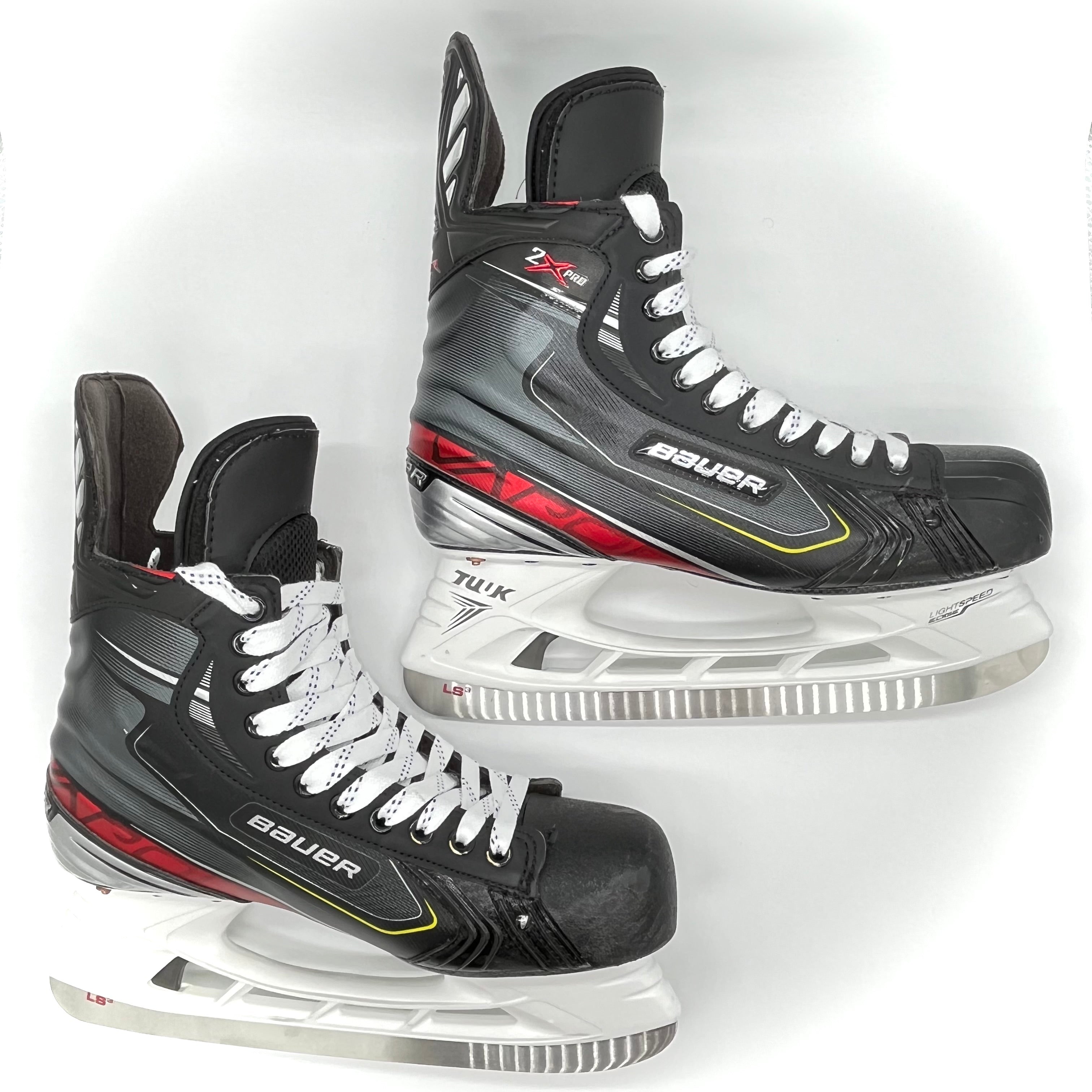 Bauer Vapor 2X Pro – Patins de hockey d'occasion NHL Pro Stock – Erik Johnson